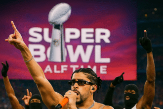 Bad Bunny as the Super Bowl halftime