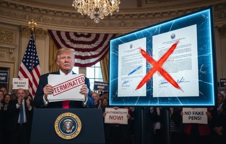 rump Moves to Cancel Biden’s Autopen-Signed Orders