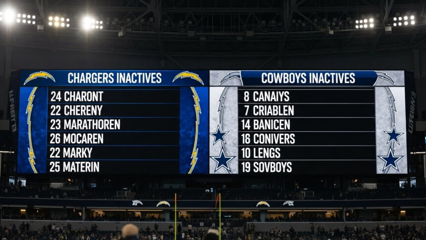 Chargers-Cowboys