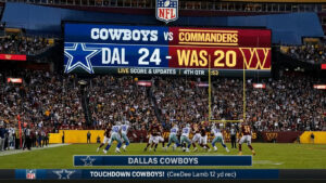 Cowboys vs Commanders